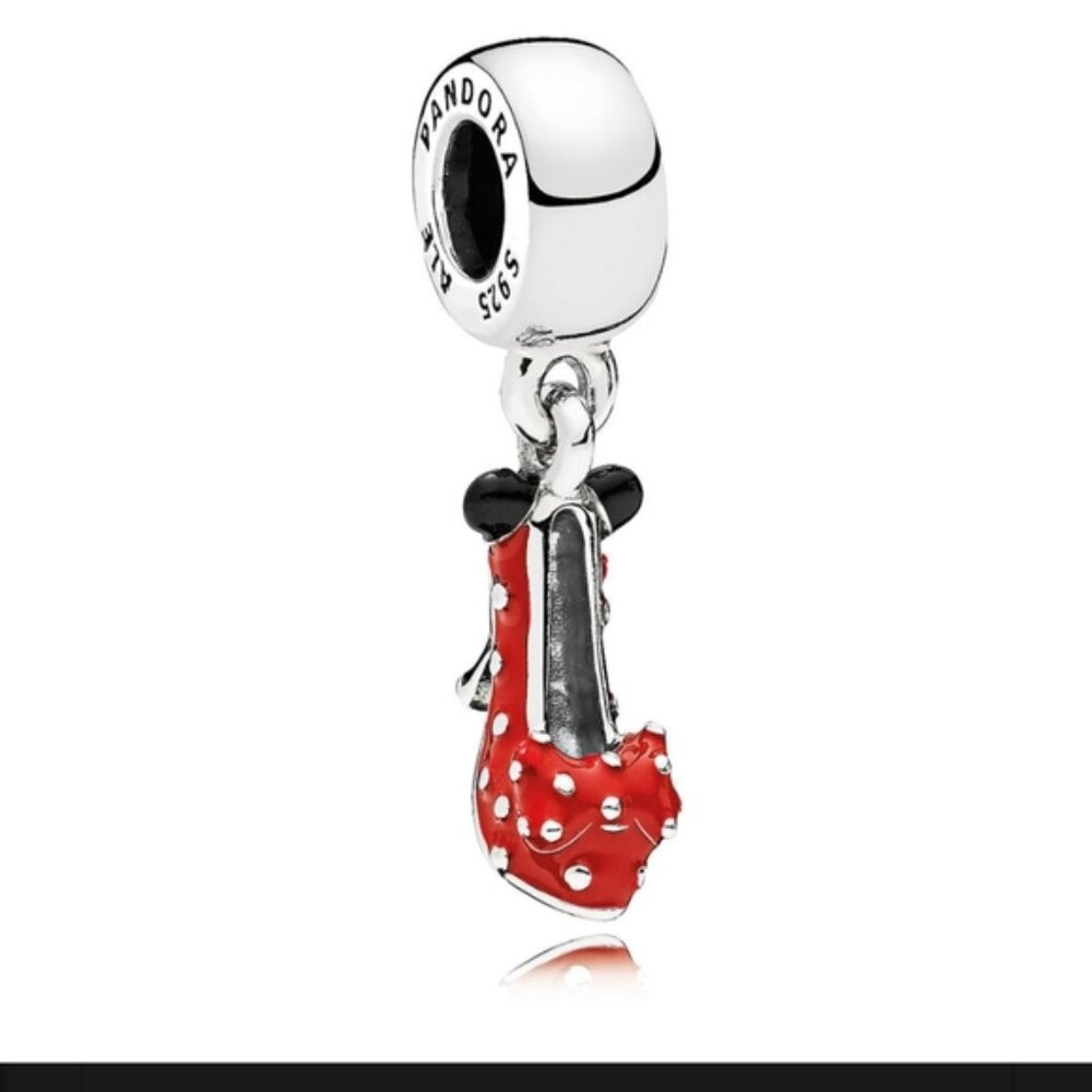 PANDORA Disney Minnie Mouse Shoe Dangle Charm